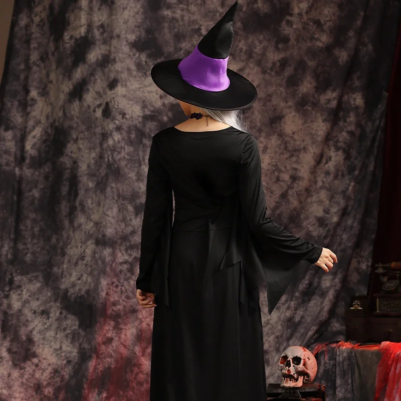 ชุดแม่มดเวทมนตร์สำหรับการแสดงในเทศกาล งานเฉลิมฉลอง ชุดนักเวทแบบดั้งเดิมของจีนสำหรับการแสดงบนเวที