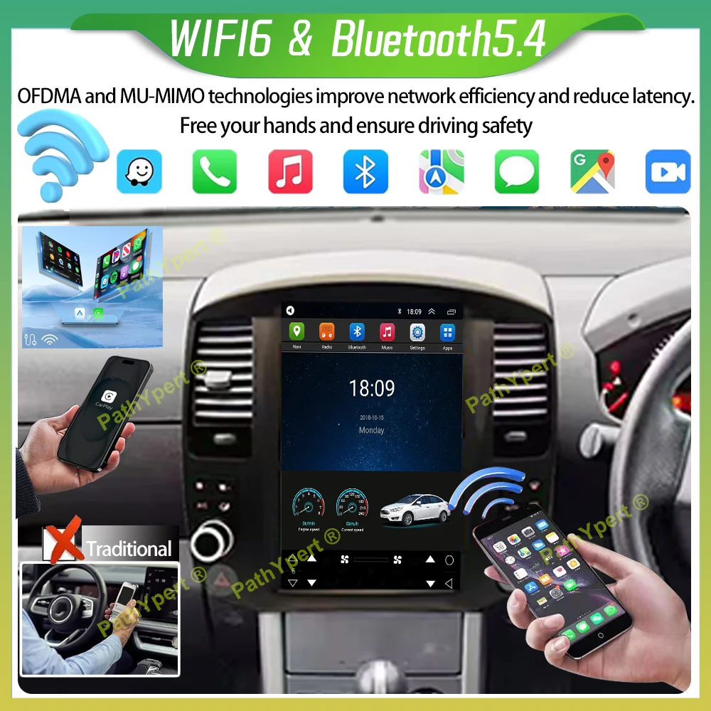 

12.1"Android15 For Nissan Pathfinder R51 2008-2012 Tesla Screen Multimedia Player Car Radio GPS Navigation BT DSP Stereo CarPlay
