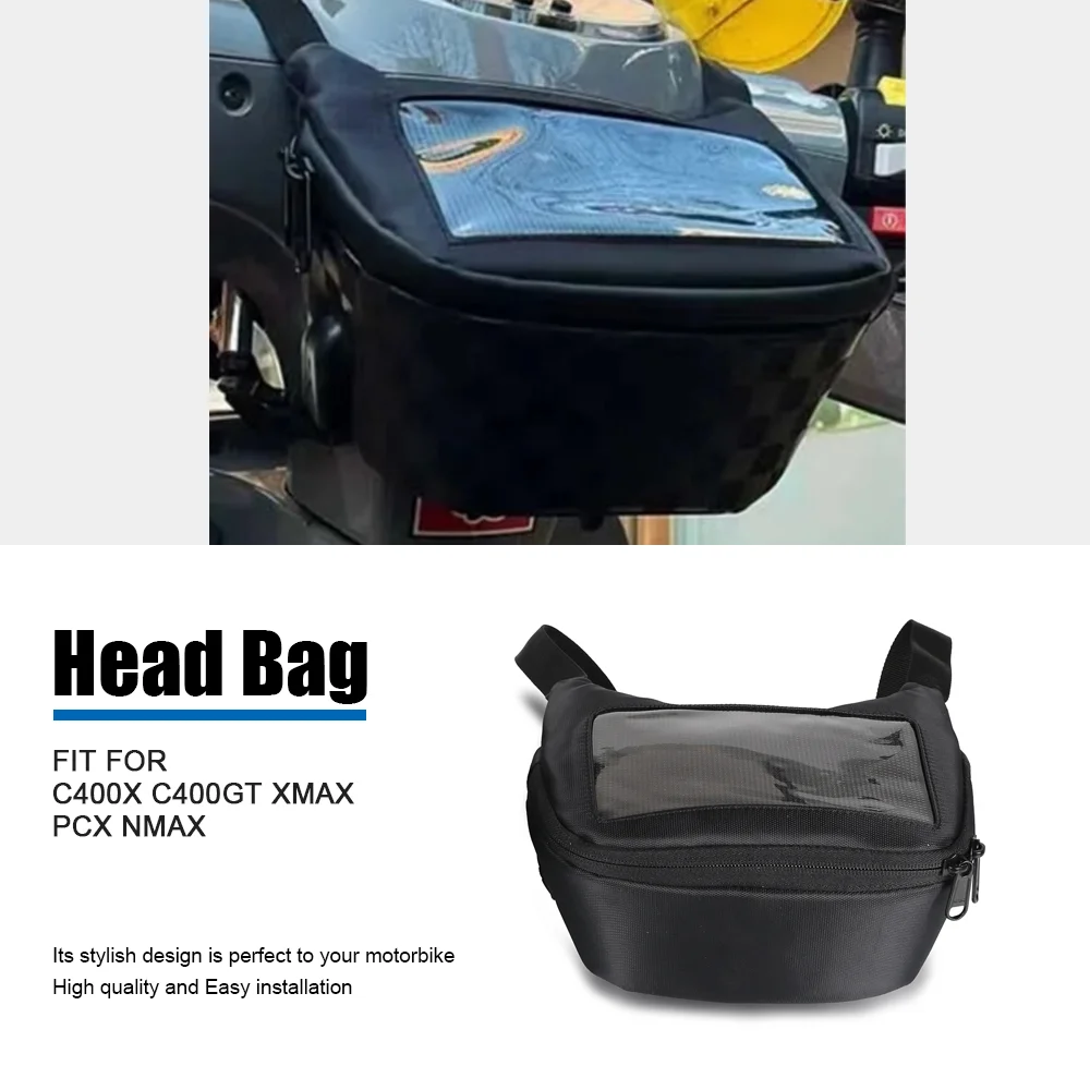 

Waterproof Tool Storage Bags For BMW C400X C400GT GTS 250 300 Spring Primavera XMAX TMAX PCX NMAX Head Bag Mobile Navigation Bag