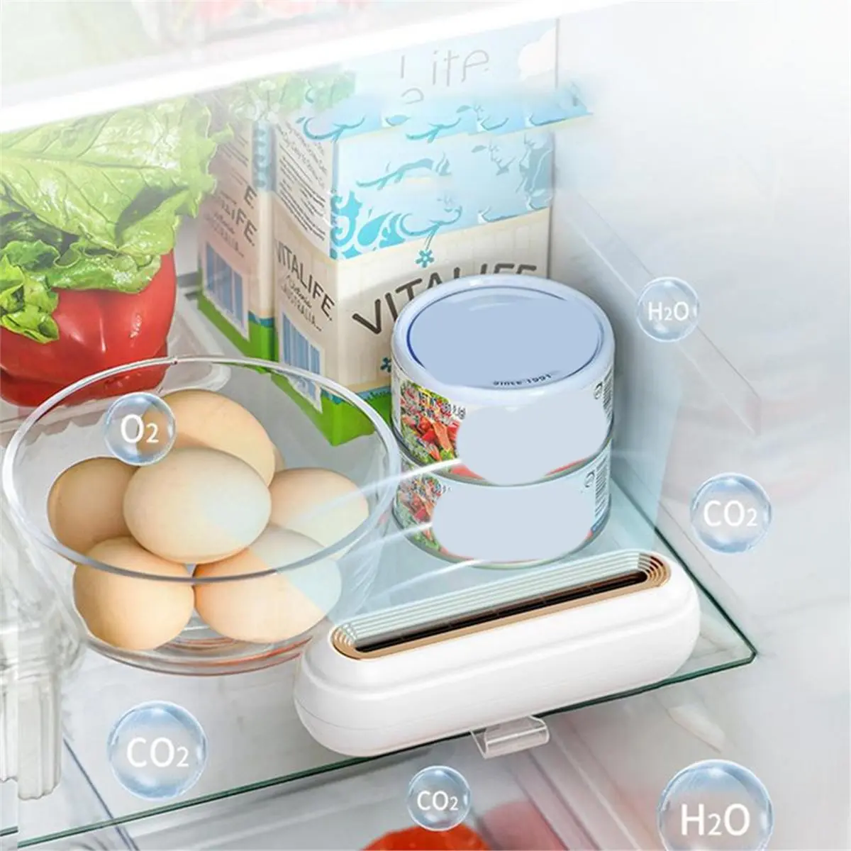 USB Rechargeable Fridge Deodorizer - Portable Odor Eliminator for Home and Travel