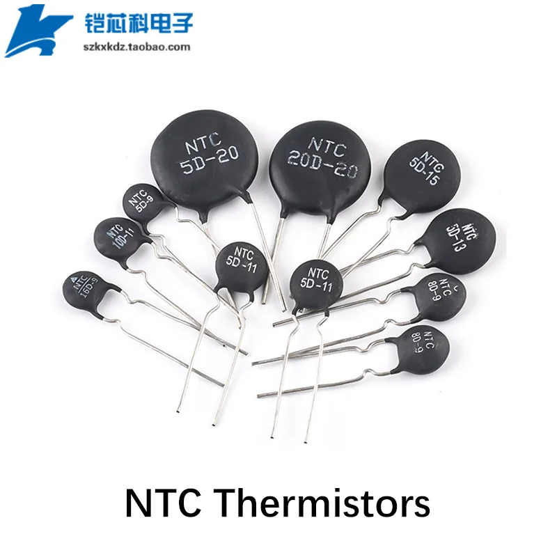 10PCS MF72 NTC Thermistor Negative Temperature Coefficient 2.5D-11 3D-11 5D-11 8D-11 10D-11 12D-11 16D-11 20D-11 22D-11 33D-11