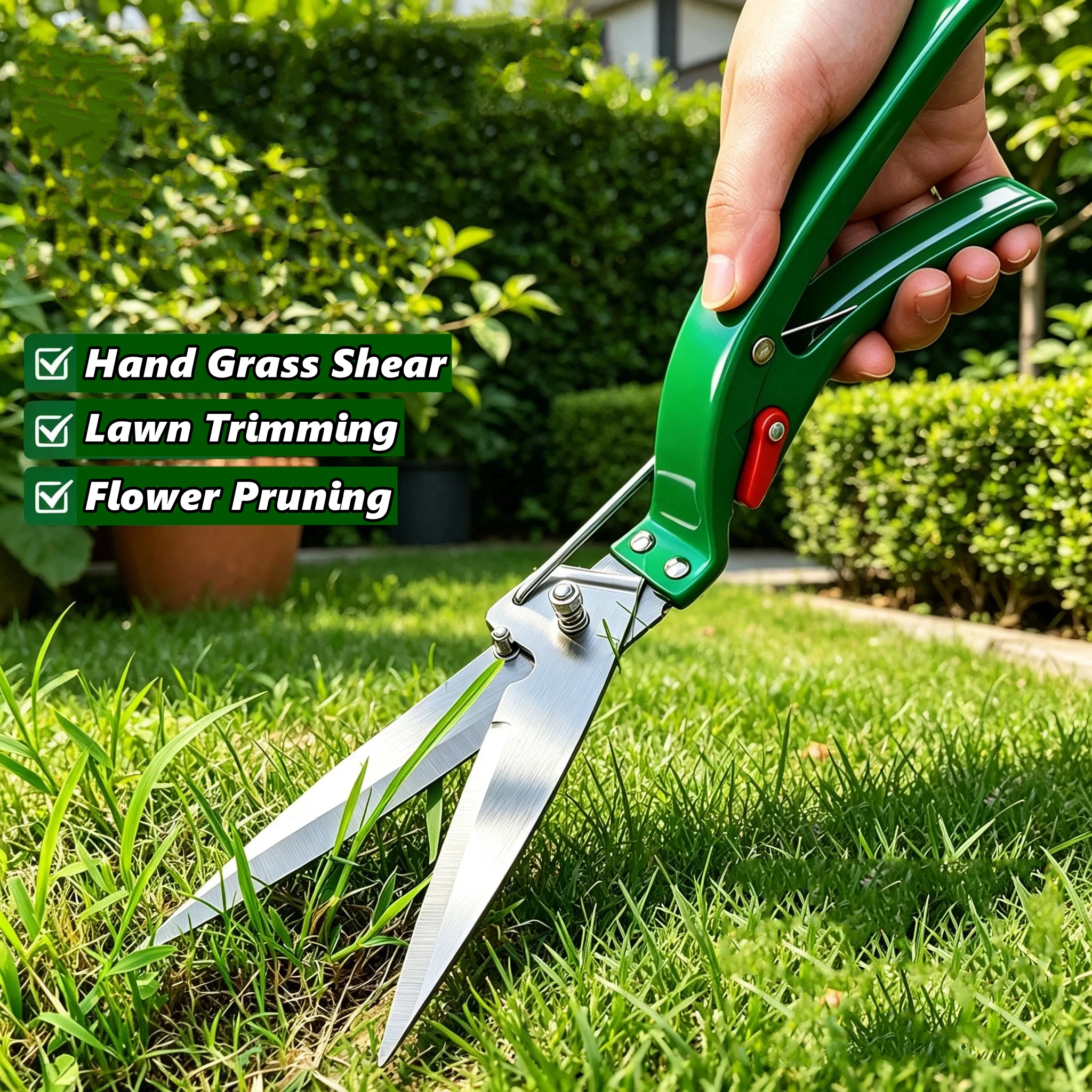 Gardening Tools Japanese - Stainless Steel Blade Grass Shears Labor