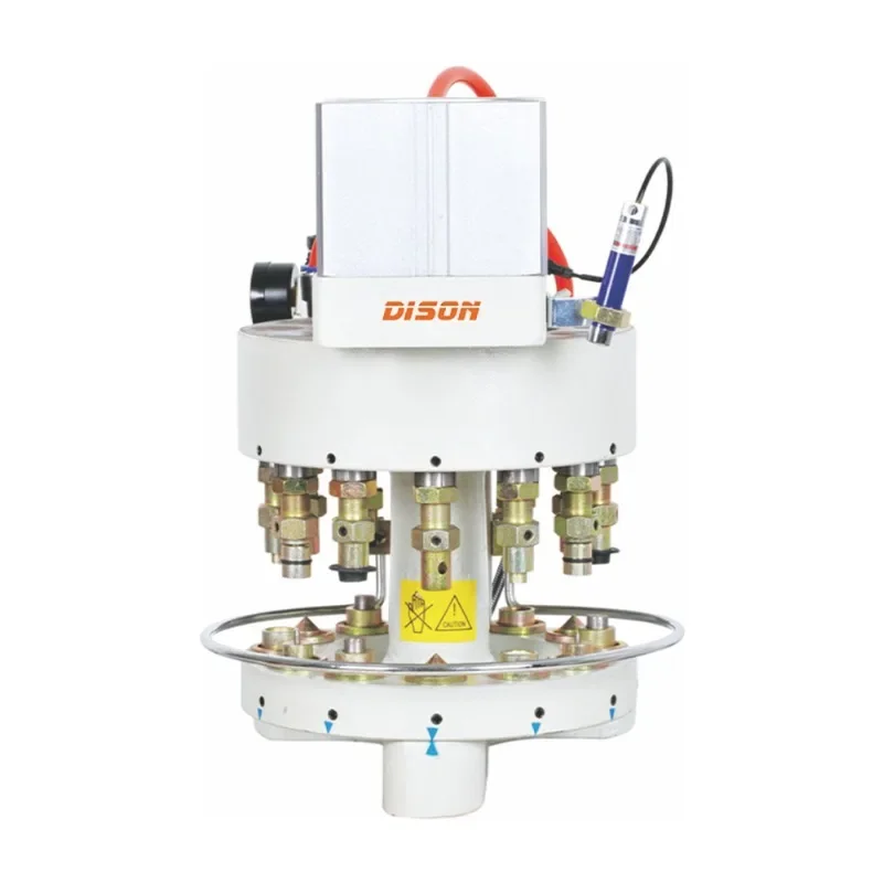 

DS-12-100 12 Heads Pneumatic Button Attaching Hole Sewing Making Machine