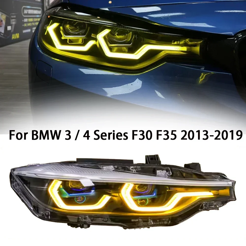 

Car Led Headlights For BMW 3 Series 320i 328i F30 F35 Accessories Modified Car 4 Series Style Laser Headlight Assembly 2013-2019