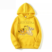 2024 New Disney The Lion King Cartoon Anime Women Pullover Spring Autumn Oversized Hoodie Casual Couple Sweatshirt Clothes Tops