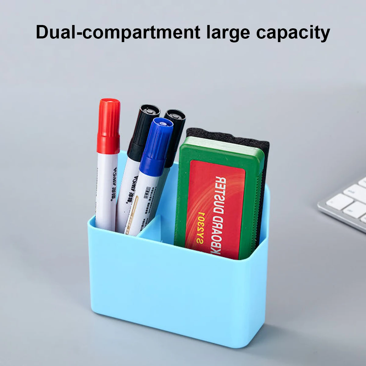 

Magnetic Pen Holder for Refrigerator Magnet Cup Locker Organizer Fridge Pen Holder Wall-mounted Storage Organizer Marker Holder