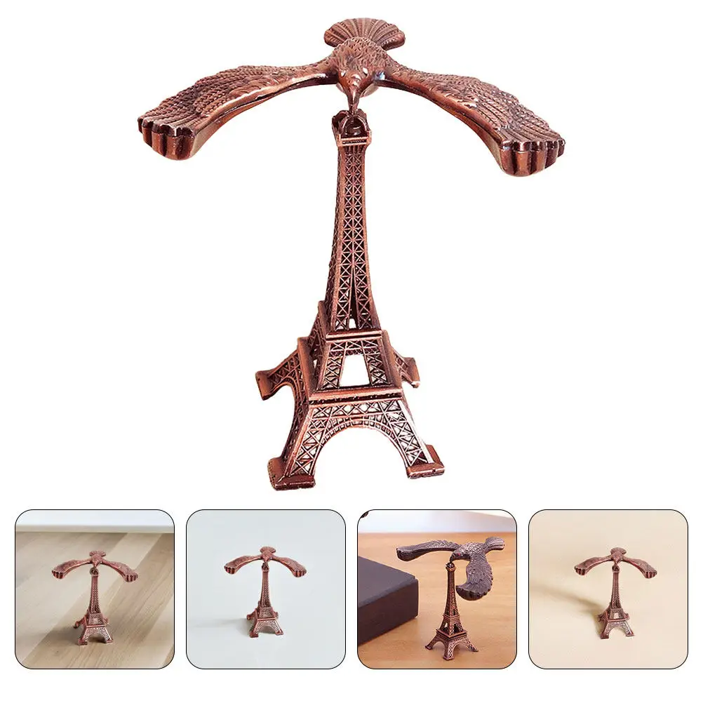 Eiffel Tower Balancing Eagle Alloy Sculpture Home Office Desktop Decoration Artistic Balance Bird Ornament Balancing Eagle Toy