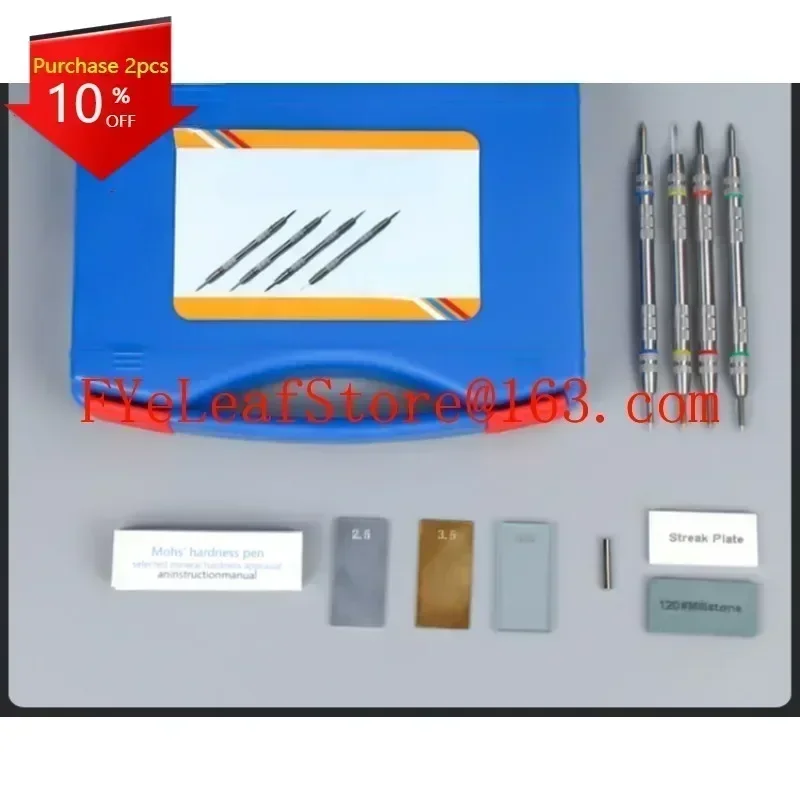 1Mohs Mohs' Scale of Hardness Level 2-9 Marble Tile Mohs Test Pen Accessories.