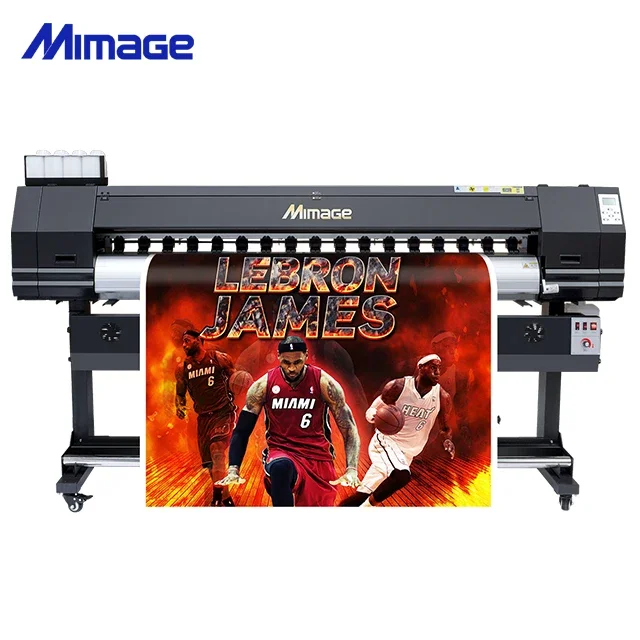 Distributor wanted Mimage 1.8m DX5/i3200/XP600 eco solvent wide format printer outdoor banner/tarpaulin/vinyl printer price