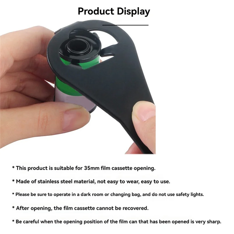 

A76F-35Mm Film Cassette Opener Tool For Kodak Anti-Slip Grip, Darkroom Processing Equipment Film Photography Accessories