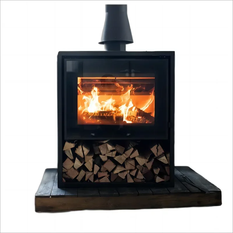 R1202A High Quality Eco-Friendly 12kw Indoor Freestanding Wood Stove Fireplace Wood Burning Stove Villa Hotel Apartment House