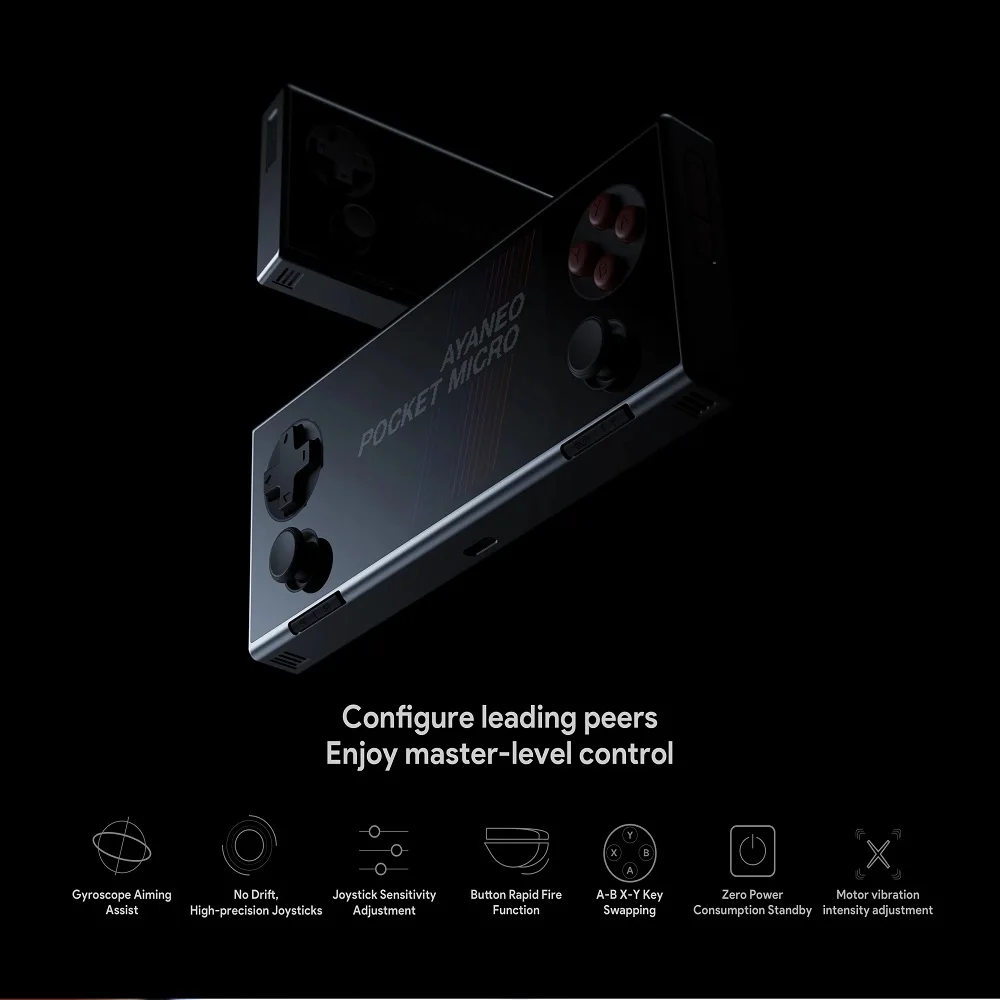 AYANEO Pocket Micro Retro وحدة تحكم ألعاب محمولة مشغل فيديو أندرويد 13 3.5 بوصة IPS شاشة G99 PS2 PSP 8G + 256G BT 5.2 PSP PS2