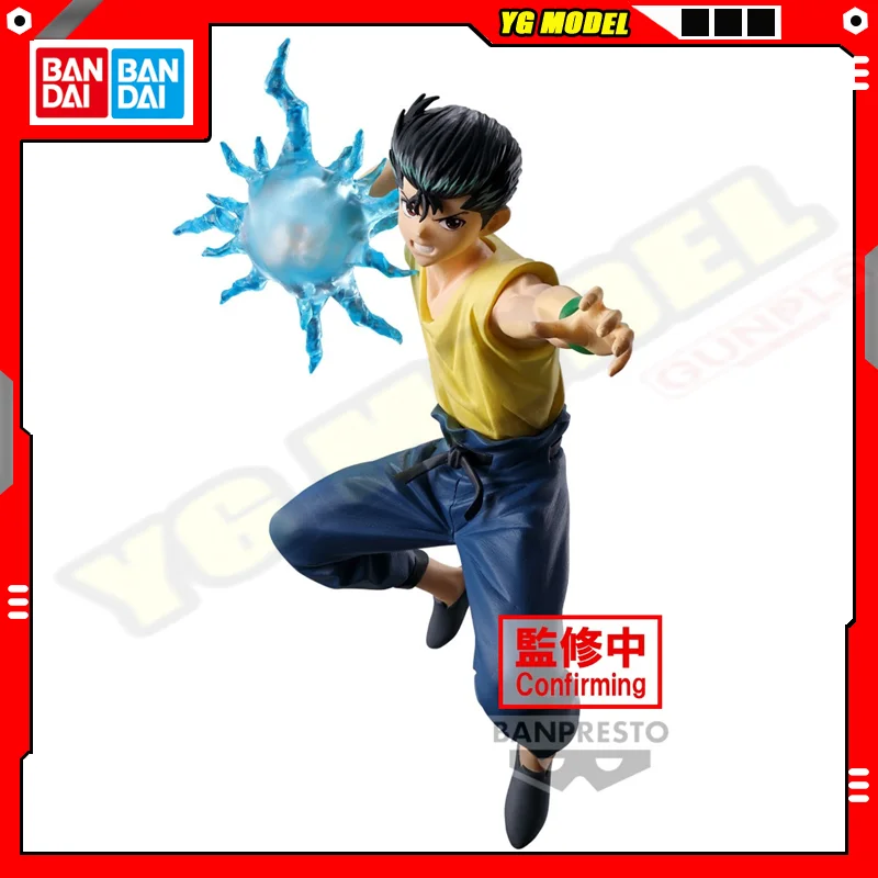 BANDAI YuYu Hakusho Yuusuke Urameshi Action Figures Model BANPRESTO Amusement Toys Dark Martial Arts Association Original