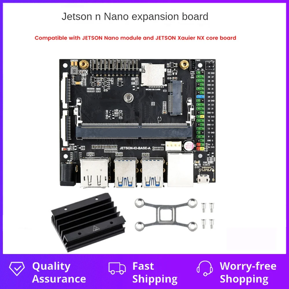 N16R For Jetson Nano 4GB Developer Kit AI Artificial Intelligence Development Board with Heat Sink Programming Robot Learning