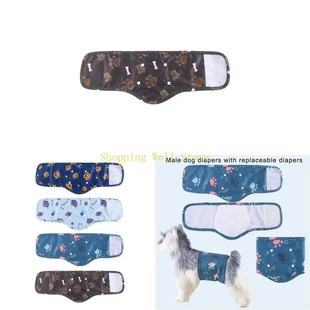 KX4B Waterproofed Dog Nappies Dog Heat Protecting Incontinence Dog Pants Dog Hygiene