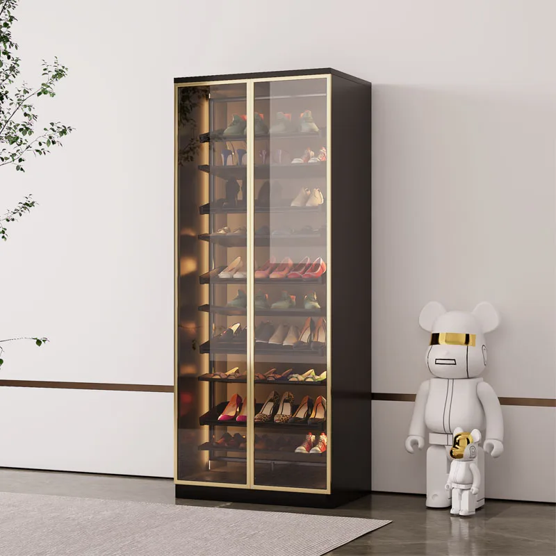 The shoe cabinet rotates 360 degrees to pull the entrance hall entrance large capacity modern simple household door