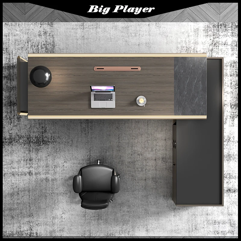 خزانة مكتب فنية للتخزين، ملحقات بسيطة وحديثة، مكتب غير عادي، أثاث مكتب أوروبي عالي الجودة #5