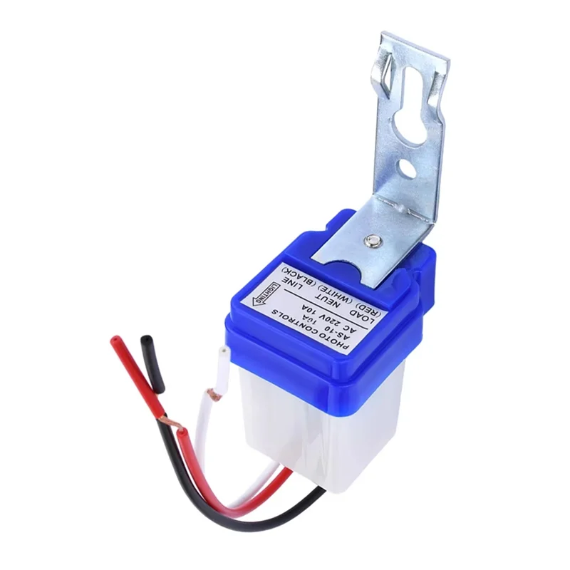 AT19-AS-10 3PCS Waterproof Photo Control Sensor Switch Automatic Auto On Off Photocell Street Light Switch AC 220V