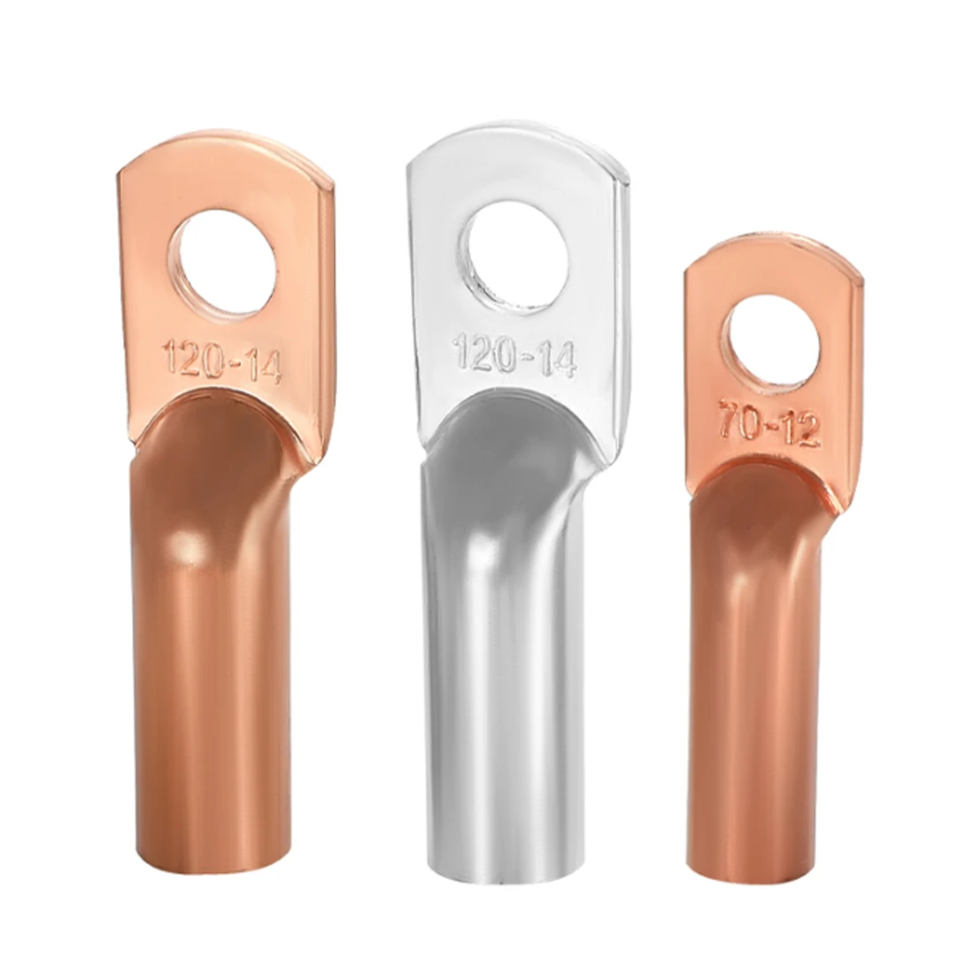 DTG Copper Lug Connectors - Heavy-Duty Electrical Terminals Suitable For Electrical Connections From 10 To 400 Mm²