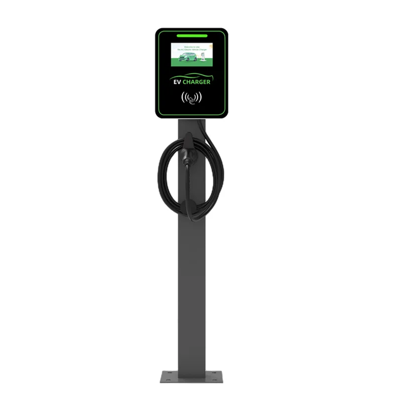 EV Charging Station 32A 22KW 3Phase EVSE Wallbox IEC62196 Type2 Electric Vehicle Car Charger with RFID Card APP EV Home Charger