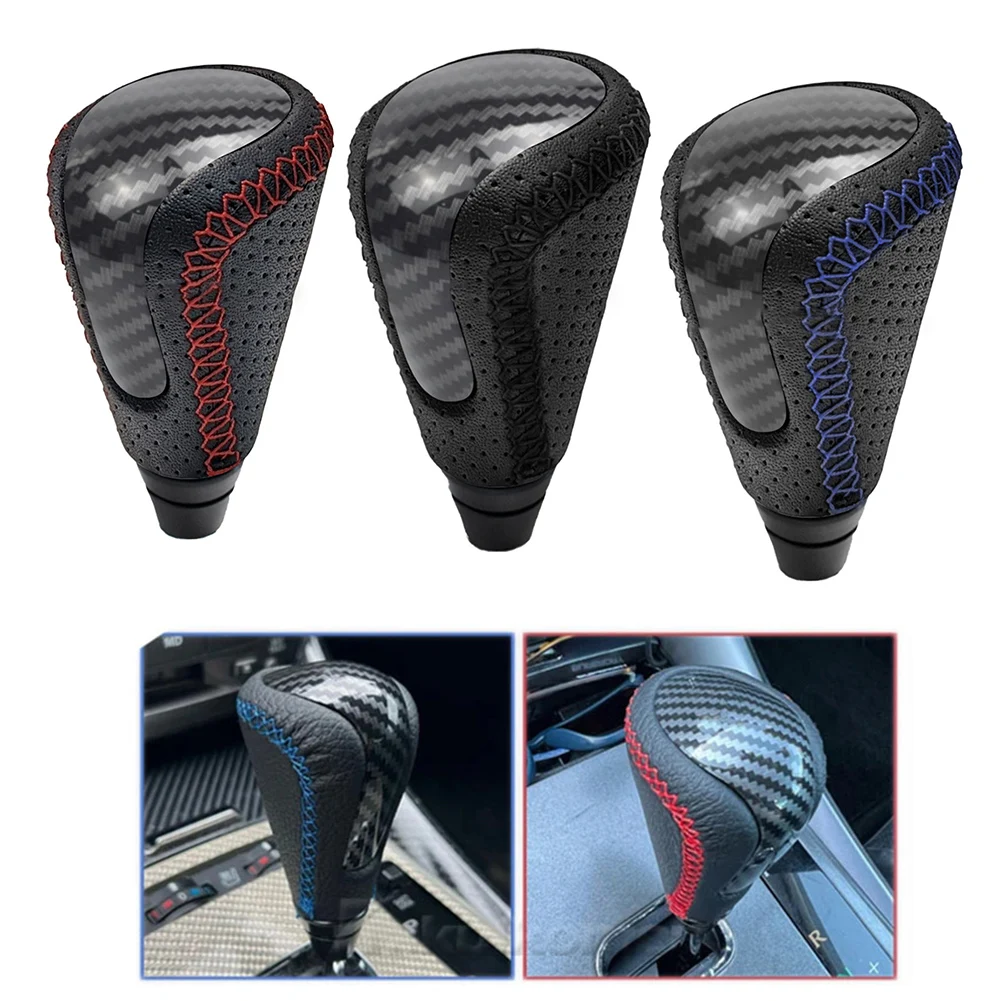 Picture 7: For Lexus IS250 IS350 2006 2013 Automatic Transmission Shift Knob in Carbon Fiber and Leather with OEM Compatibility