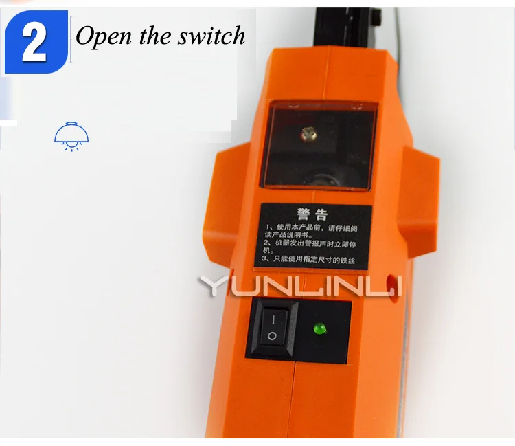 Máquina de fijación de cables de fibra óptica completamente automática, máquina flejadora, línea colgante, línea de encuadernación portátil de gran altitud, LYL-03