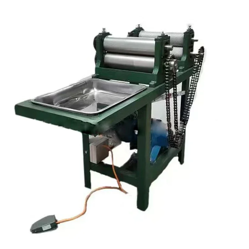 Electric Nest Foundation Machine Fully Automatic Calender Beeswax Pressing 2200w Stainless Steel All In One Embossing Equipment