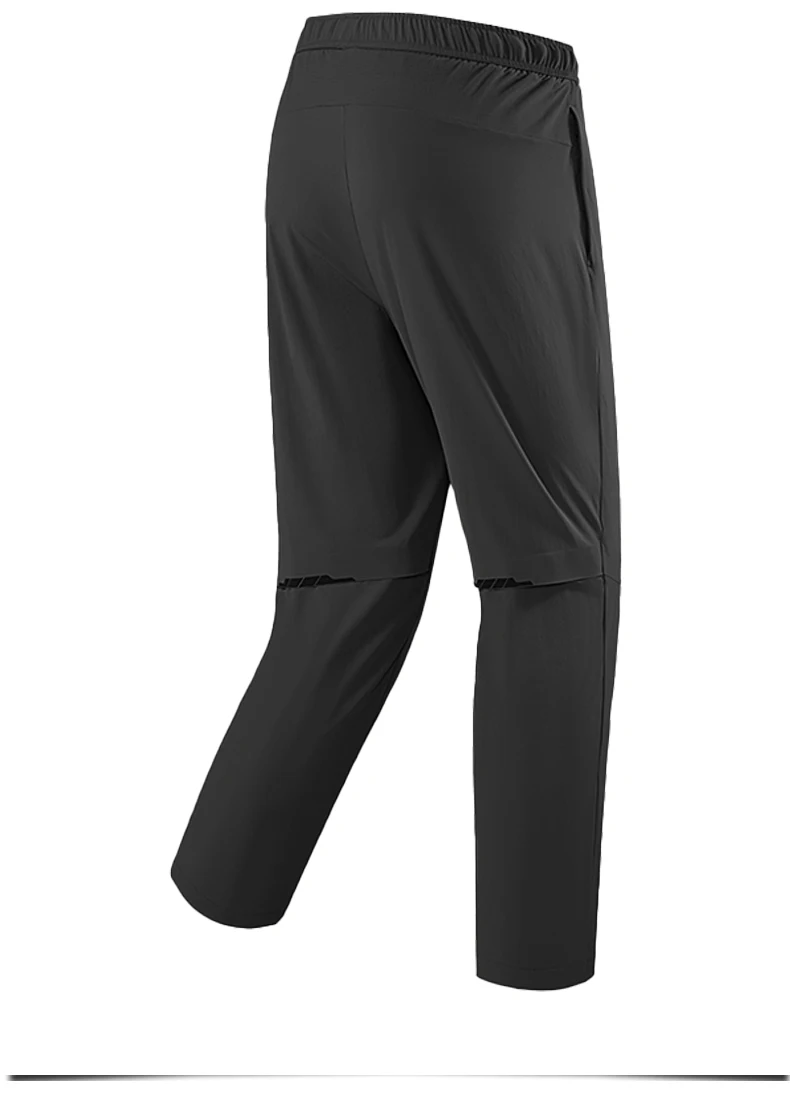 EUMERGX Wanderhose für Herren und Damen, Sommer-Trekking-Bergsteigerhose, wasserdichte Hose, Unisex, leicht, schnell trocknend, Baggy-Jogginghose – Detail 18