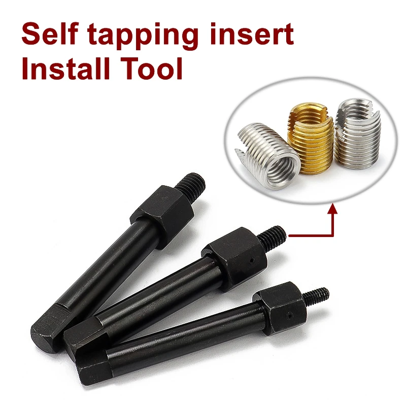 Manual Self Tapping Insert Install Tool M2.5 M3 M4 M5 M6 M8 M10 M12 M14 M16 Thread Repair Screw Bushing Tool Install Tool