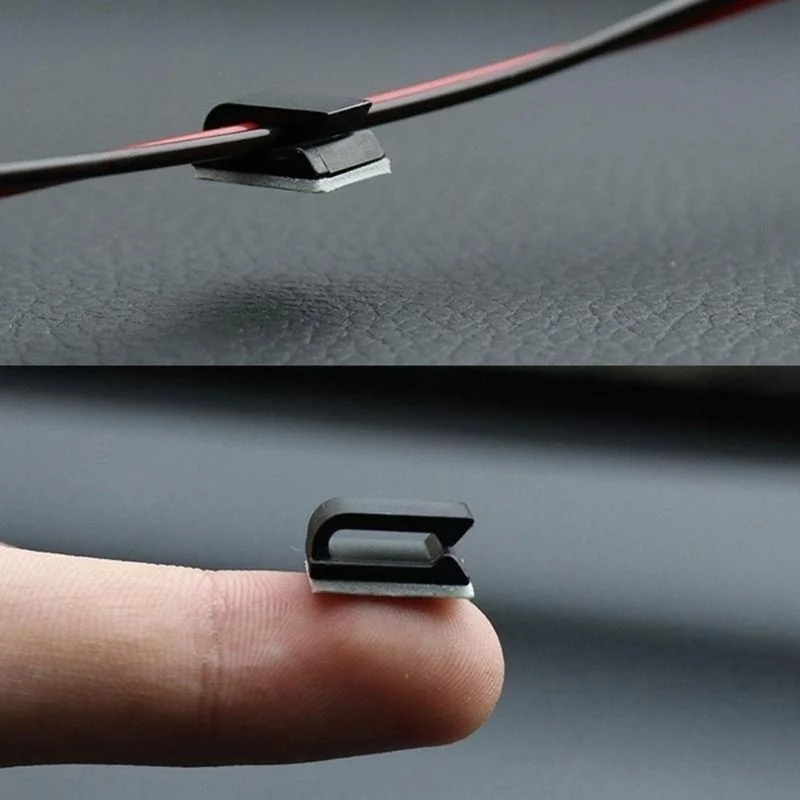20PCS Car Wiring Clip, Cable Clip, Wiring Clip, Driving Recorder Wiring Clip, Car Interior Fixing Clip