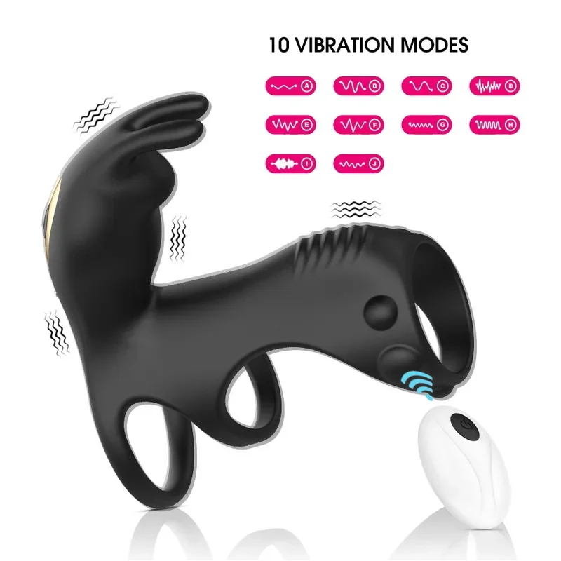 Good APP Vibrating Cock Delay Ejaculation Penis Ring clitoral stimulator Sex Toys for Men Couples Penisring Cockring Adults