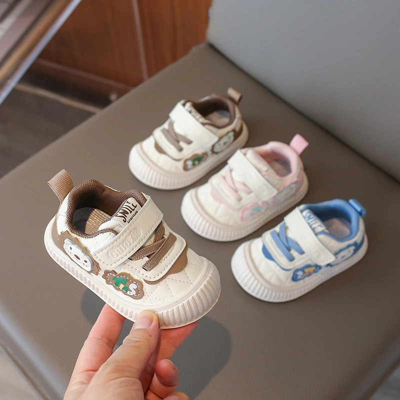 

Кроссовки детские Нескользящие с мягкой подошвой, на весну/осень, 2024