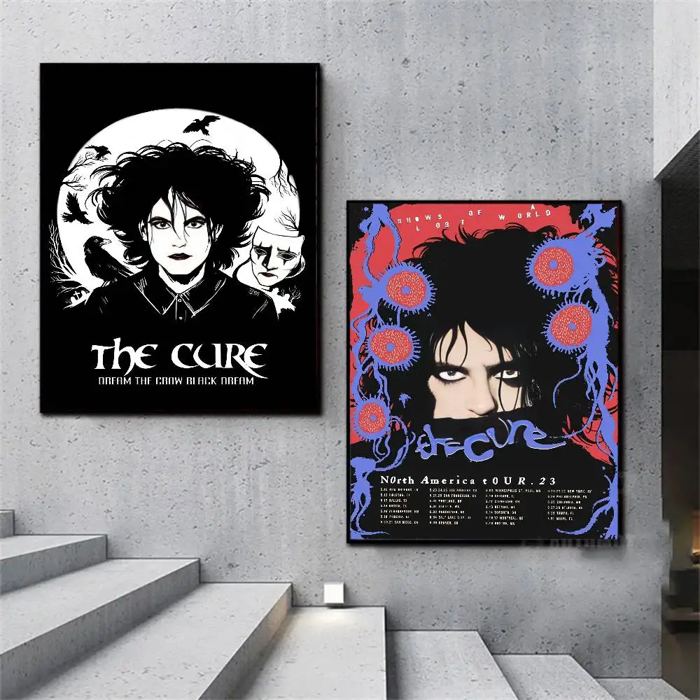 ملصق C-Cure Robert S-Smith ملصق فني عالي الوضوح ذاتي اللصق مقاوم للماء لتزيين المنزل