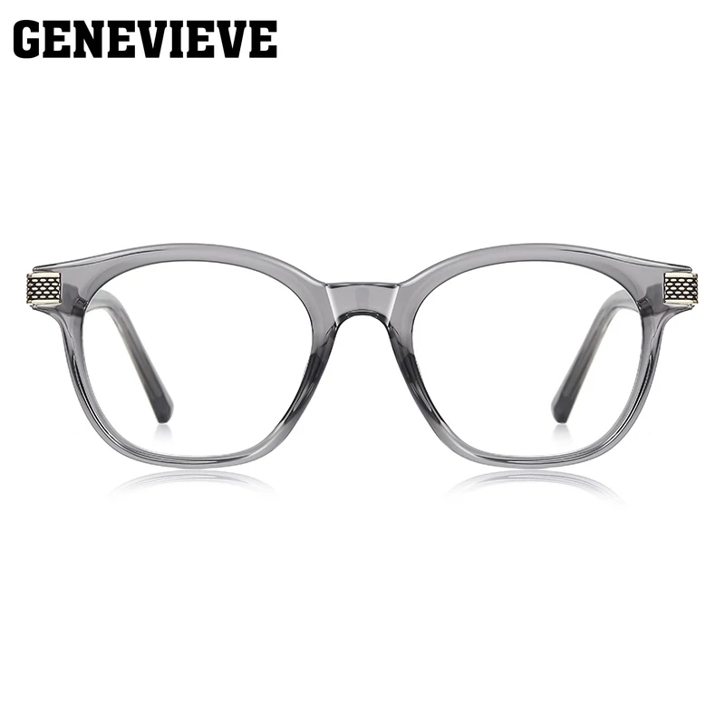 جنيف تصميم كلاسيكي بيضاوي بسيط للرجال والنساء مضاد للضوء الأزرق نظارات قراءة فوتوكروميك وصفة طبية قابلة للتخصيص LS107 #3