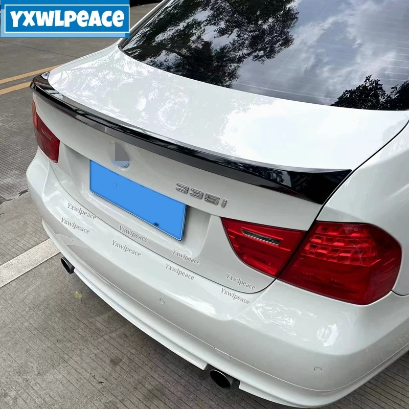 

For BMW 3 Series E90 2005-2011 Spoiler M3 320i 320li 325li 328i High Quality ABS Plastic Unpainted Color Rear Trunk Lip Spoiler