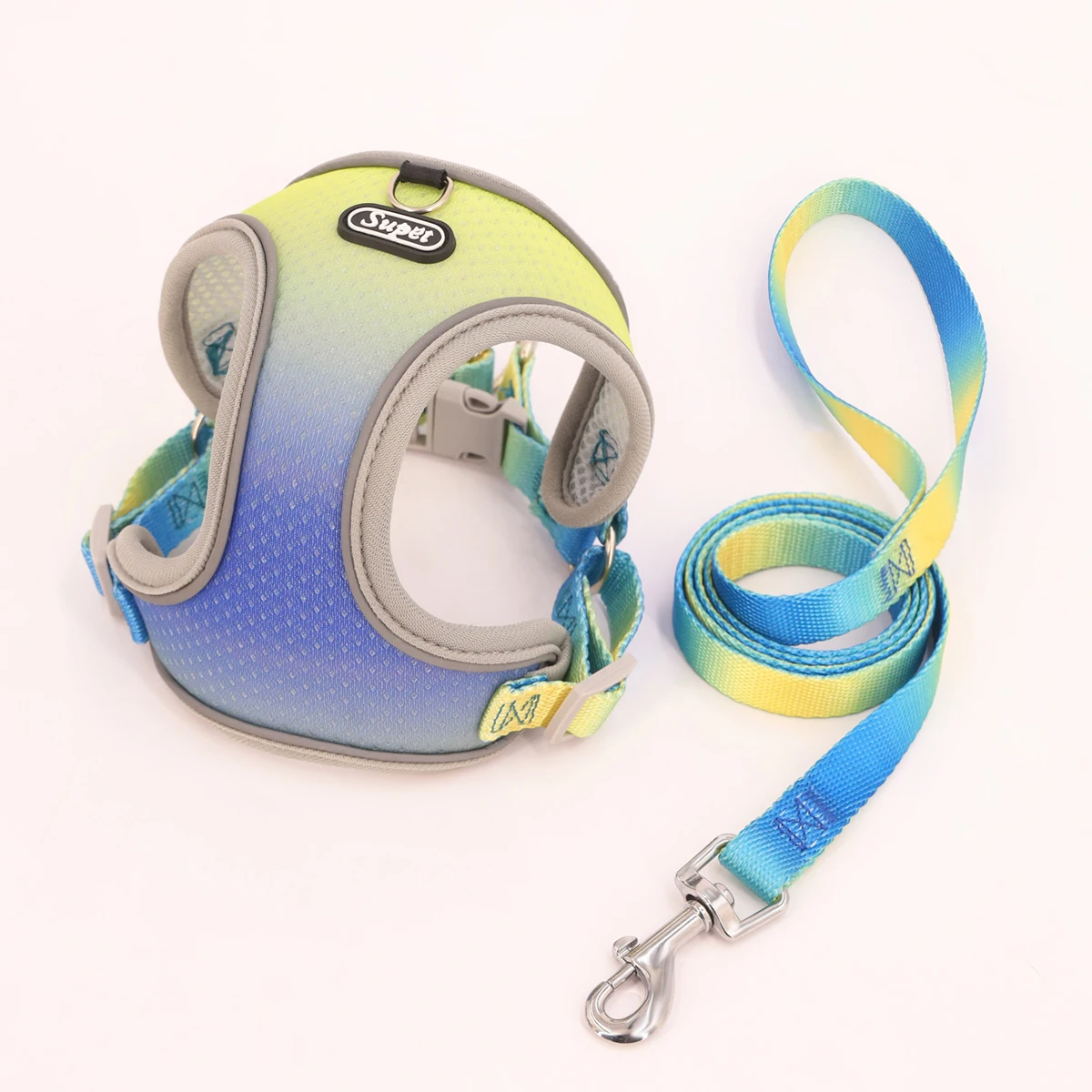 Adjustable Reflective Soft Dog Harness Breathable Pet Vest_voghion.com