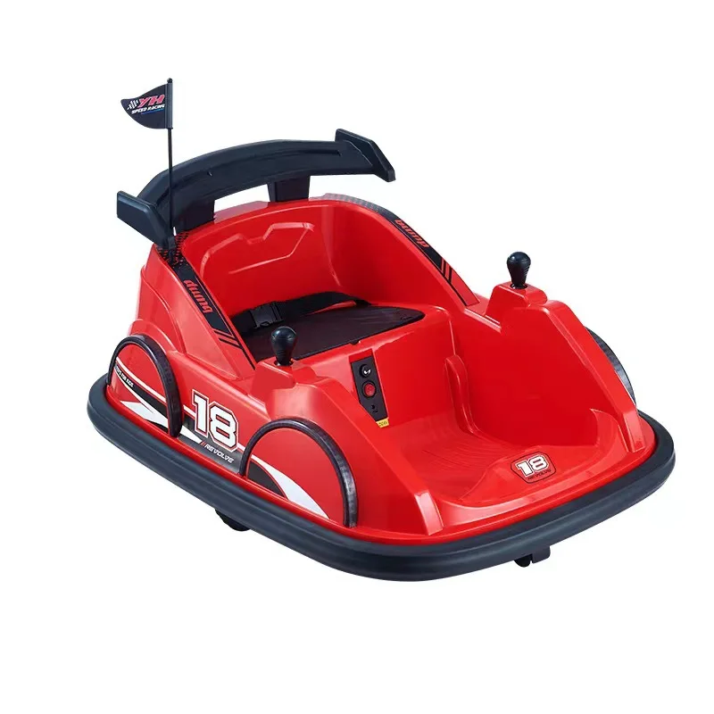 

Electric four-wheeled vehicle simulation bumper car music remote control rotating kart