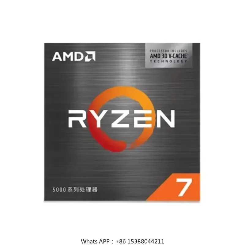 معالج وحدة المعالجة المركزية AMD Ryzen 7 5800X3D R7 3.4 جيجا هرتز 8 نوى 16 خيط 7NM L3=96M 100- 000000651 المقبس AM4 99new مفكك #2