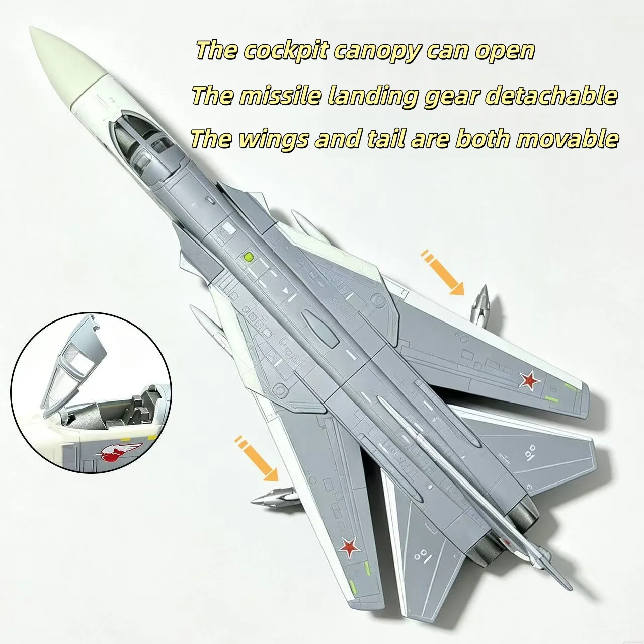 1:72 Scale Aircraft ABS Russian SU-25 Frogfoot Support Attack Model Creative Military Series Building Blocks DIY For Xmas Gifts