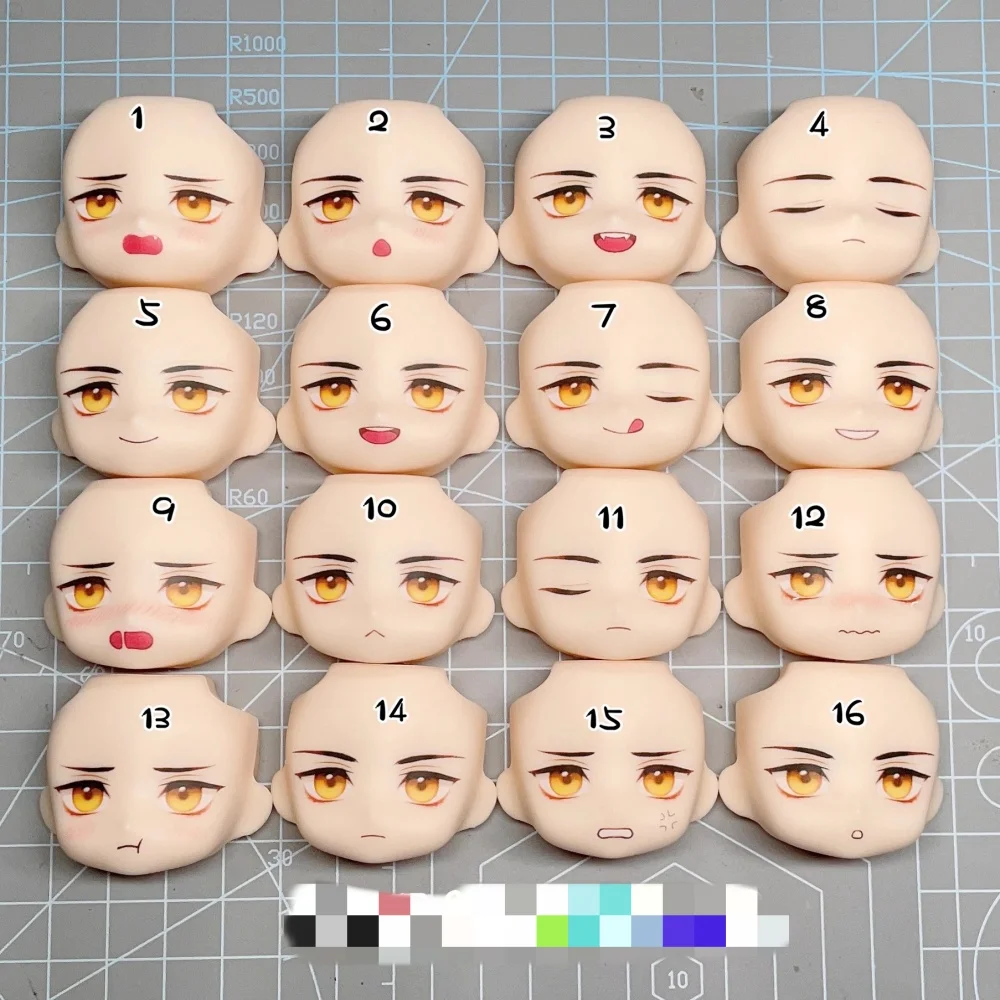 Anime MDZS Mo Dao Zu Shi Lan Wangji Lan Zhan Role Cos Handmade OB11 Faces Alternate Face Cosplay The Untamed Gift Cute Lovely