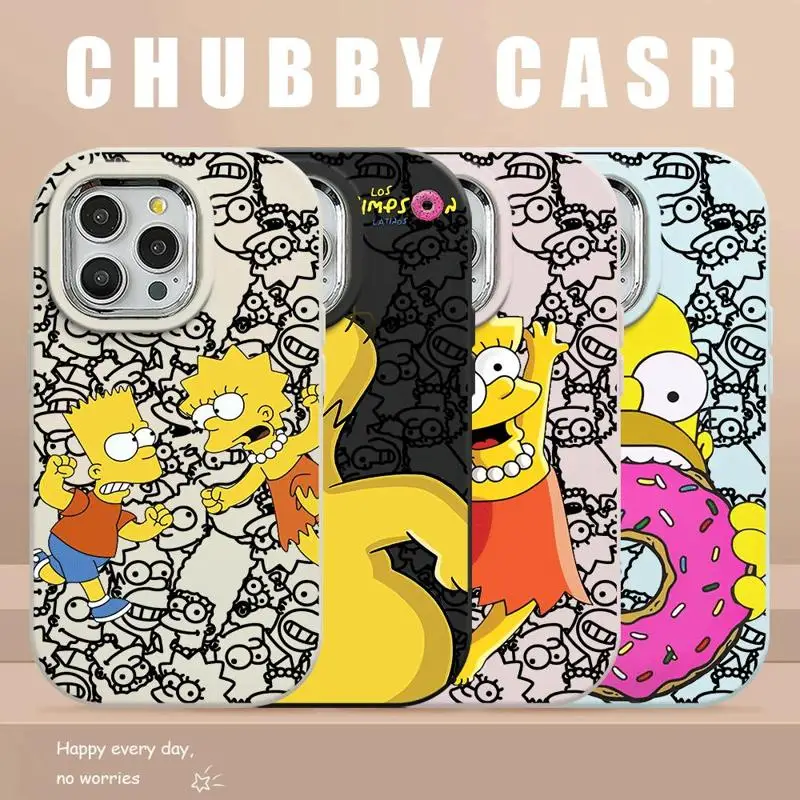 Funny Cartoon Homer Simpson Family Phone Case for Xiaomi Poco X5 5G X3 GT 13T Pro 12 Mi 11 Lite 5G 13T X3NFC Silicone Shell