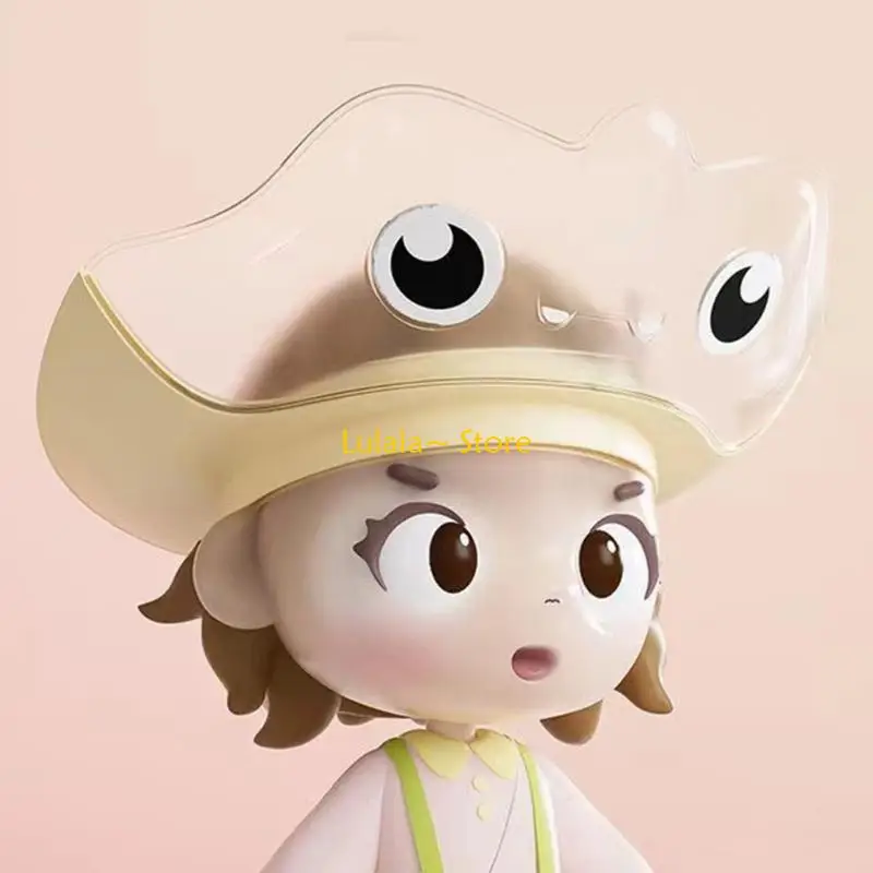 Y4QA قبعات استحمام صديقة للأطفال، قبعة استحمام قابلة للتعديل للأطفال من سن 0 إلى 6 سنوات، حماية للعين والأذن، قبعة استحمام لغسل #5