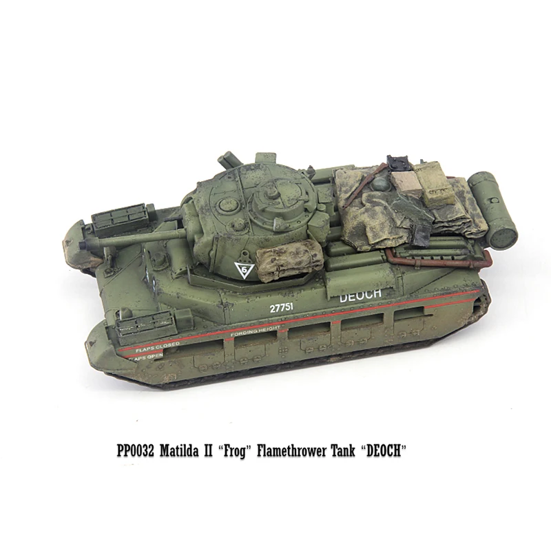 1:72 Scale Plastic PP0032 Matilda 2 Australia Tank Model Militarized Combat Track Type Classics Gifts Collection Static Display