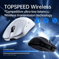 MCHOSE L7 Gaming Wireless Mouse Bluetooth 2.4G 3 Modes 8K Polling Rate PAW3395 39g Lightweight 0.125ms Latency Esports MiceGift