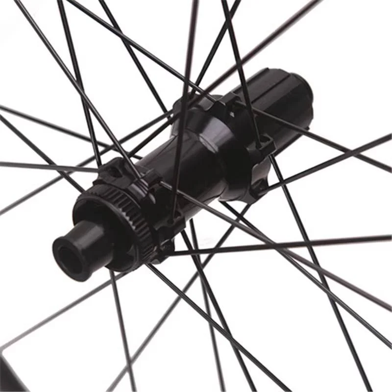 Aerowave carbon wheelset for 700c with 45/50 mm depth and 21 mm inner width of gravel bicycle wheel disc, tubeless carbon wheel,
