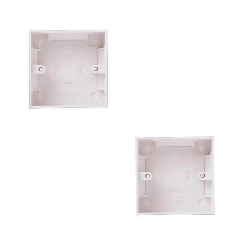 Electric Products Device Box Surface Mount Back Box Power Enclosure Plastic Junction Box Wall Plate Bracket Single Gang