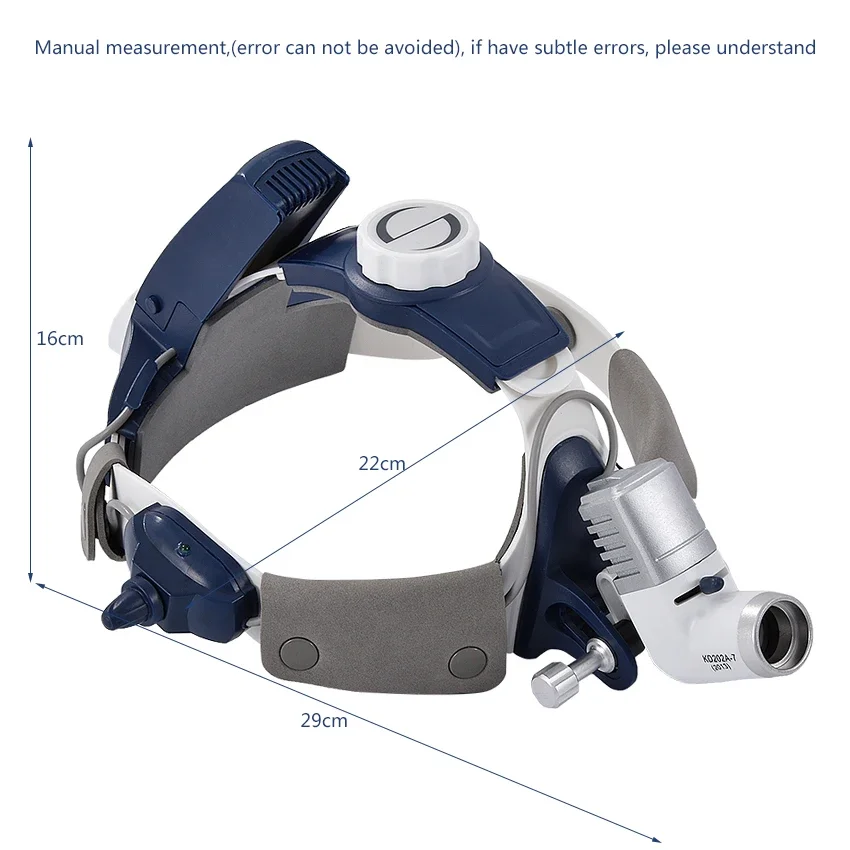 Professional Surgical Headlight KD-202A-7 Medical led light chargeable Dental headlamp brightness Height Adjustable 5W 50000h