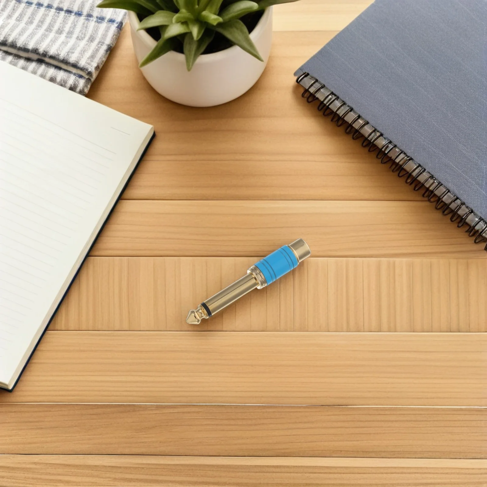 Conector adaptador de Audio macho a hembra, 4 Uds., 6,35 Mm, para micrófono, amplificador de guitarra, conector para auriculares, enchufe estéreo, sonido de alta fidelidad