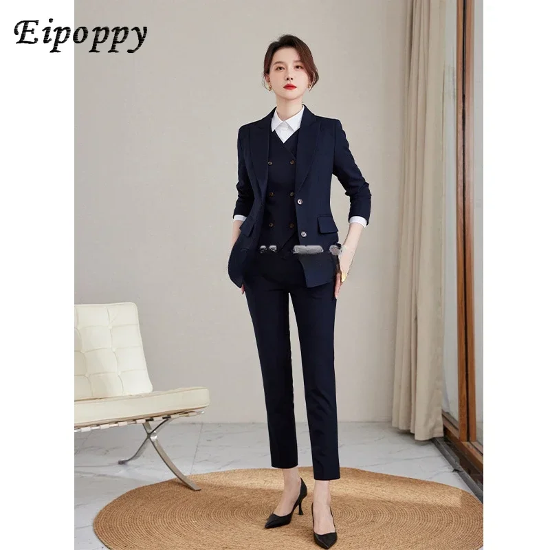 

Suit set, high-end fashion, thickened