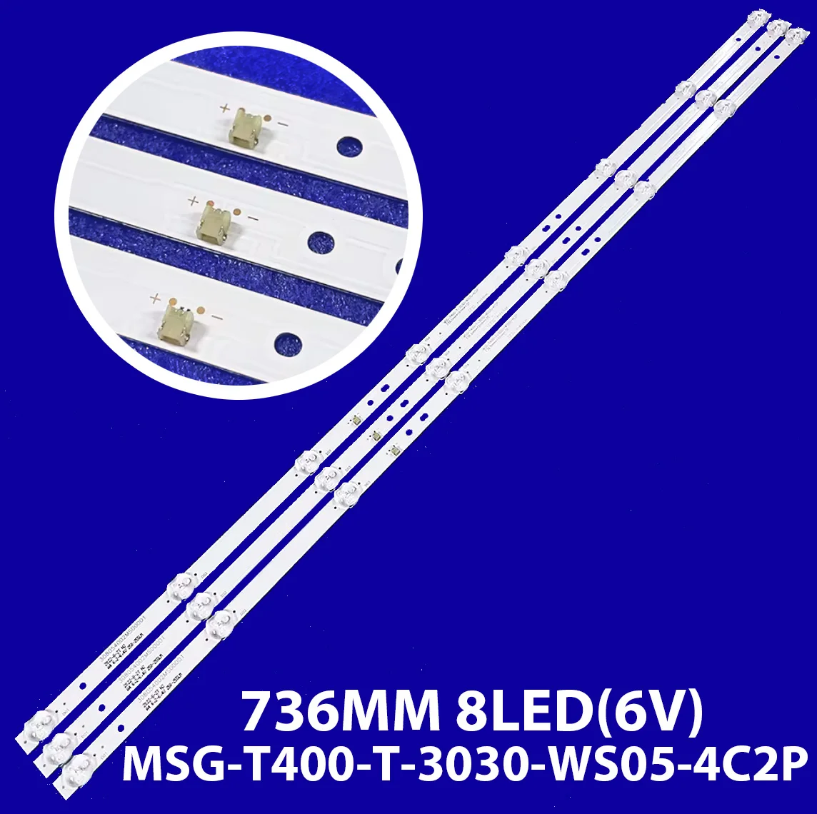LED Backlight For F40H8000E DМ-LЕD40SBB31 MSG-T400-T-3030-WS05-4C2P 308054002MS000 СХ400DLEDM 40FEN1 TDTV40BS04F 40PL11TC-SM